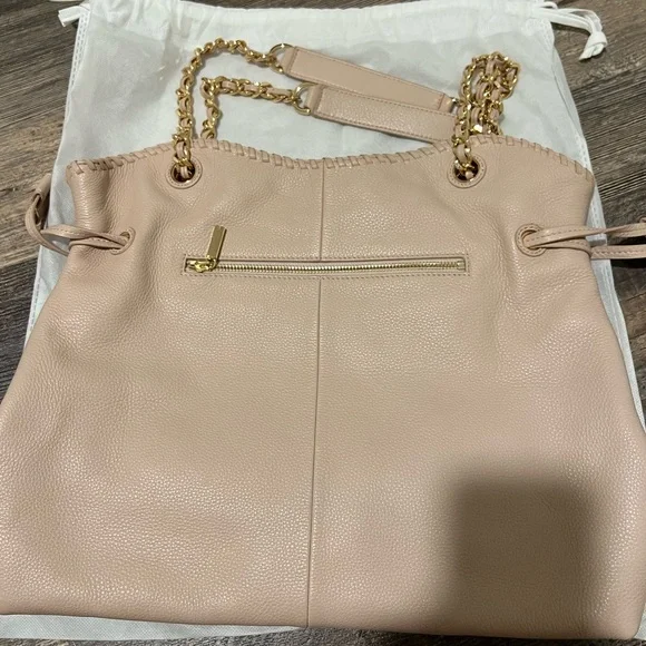 Tory Burch Tan/pink Leather Tote Bag - Picture 7 of 13